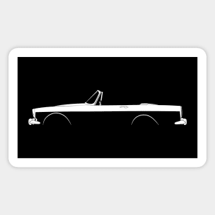 Sunbeam Tiger Silhouette Sticker